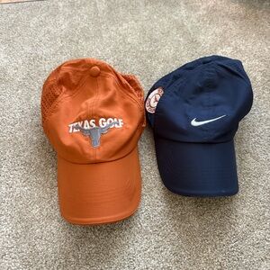 Bundle of two Texas golf hats / University of Texas